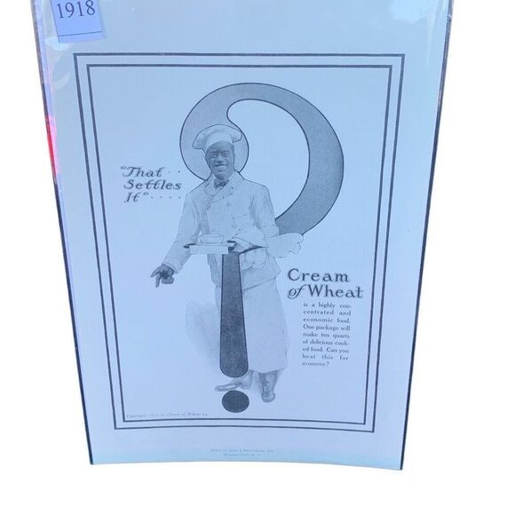 Vintage 1918 Cream of Wheat That Settles It Ad Advertisement - Picture 2 of 4